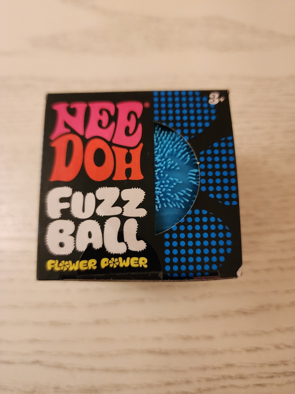 Authentic Needoh Fuzz Ball - Blue